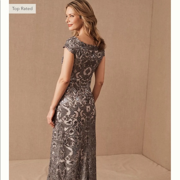 Grey anthropology dress in a size 10. Worn once for 4 hrs … like new - Picture 2 of 2